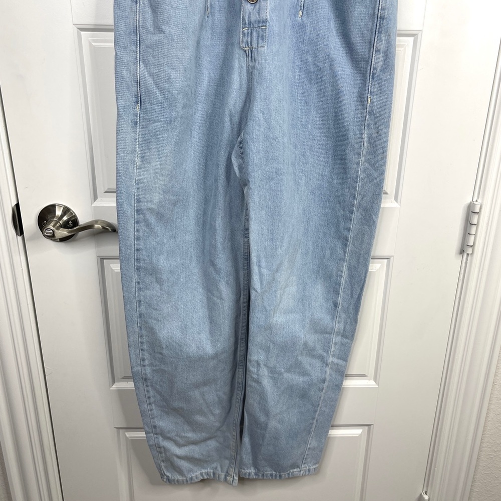 FREE PEOPLE Marci Coverall Jumpsuit NEW Size S Clear Skies Blue - Picture 6 of 13